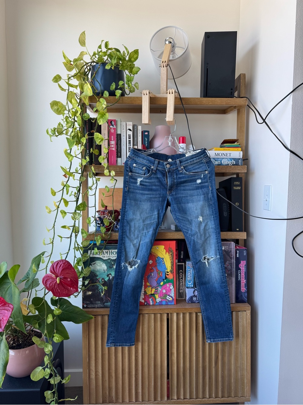 Rag & Bone Blue Skinny Jeans